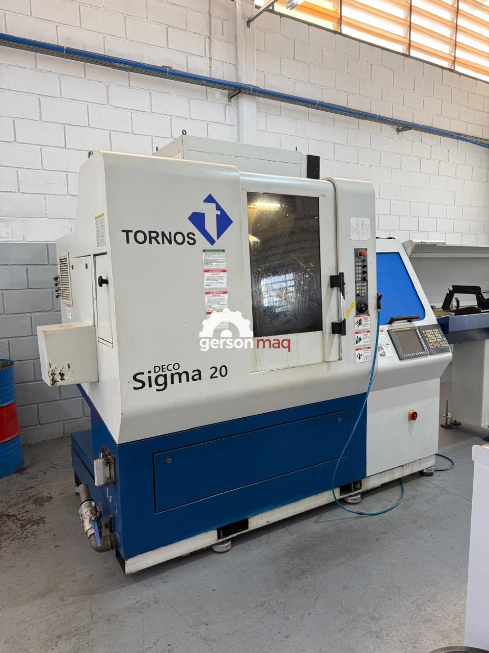 TORNO CNC CABEÇOTE MÓVEL TORNOS SIGMA 20 – FANUC – ANO 2007